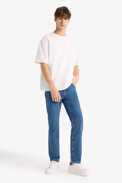 DeFacto Sergio Regular Fit Normal Waist Pipe Leg Trousers F4683Ax25Au