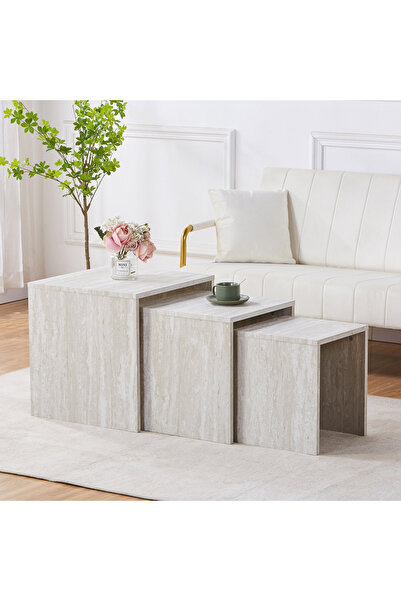 Home Box طقم طاولة عش المريمية - 3 قطع