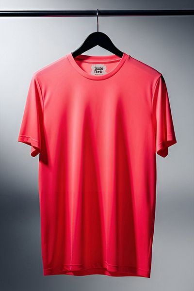 SadeRenk Men's Neon Pink Clima Cool T-Shirt
