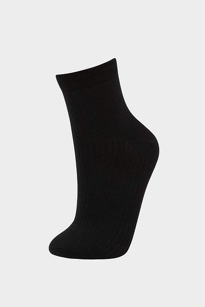 DeFacto Women's 3-Piece Cotton Socks F5600Axns