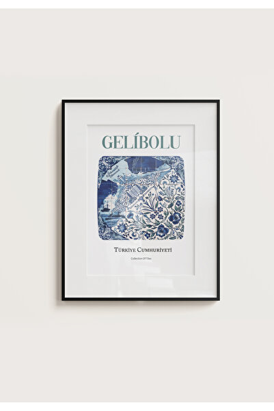 POSTER ÇANAKKALE Галиполи ÇKALE. Военна тематика, керамичен вид (без рамка)