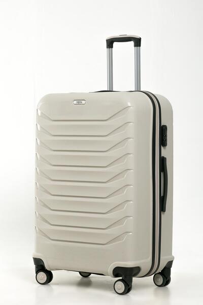 Celonia YEFA PP Polipropilen Kırılmaz Büyük & Kabin Boy 2'li Valiz Seti