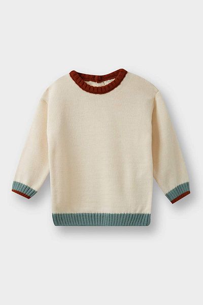 DeFacto Baby Boy Crew Neck Sweater Sweater F2585A525Au