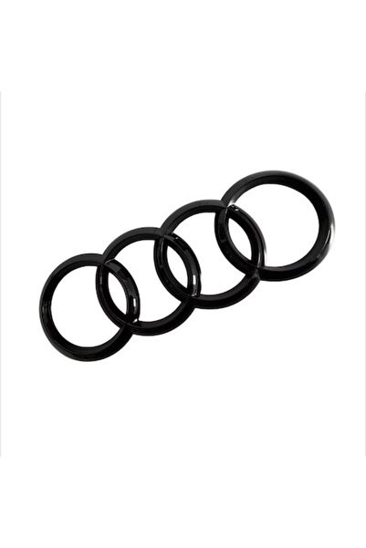 MAF Emblemă portbagaj Audi A1 A3 A4 A5 A6 Q7, 192 mm, negru lucios