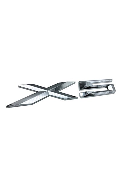 OEM Emblema ABS Bmw X5 Argintiu Pentru Portbagaj