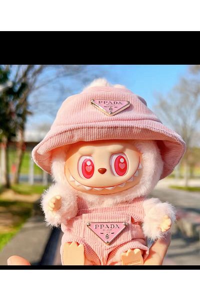 Zigver New Velvet Labubu Doll Clothing Set Hat 17cm Clothes Shoes Doll Accessories Training Sitting Par