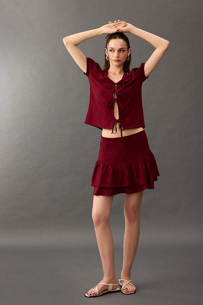 DeFacto Regular Fit Aerobin Short Skirt G0583Ax25Sm