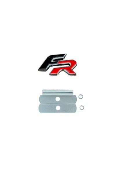 MAF Έμβλημα fR για τη μάσκα του Seat, Μαύρο Κόκκινο