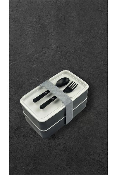 Star Termos Double Layer Portable Food Container 🍱 |   Spoon & Fork Included