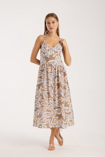 Reji Strappy Patterned Dress