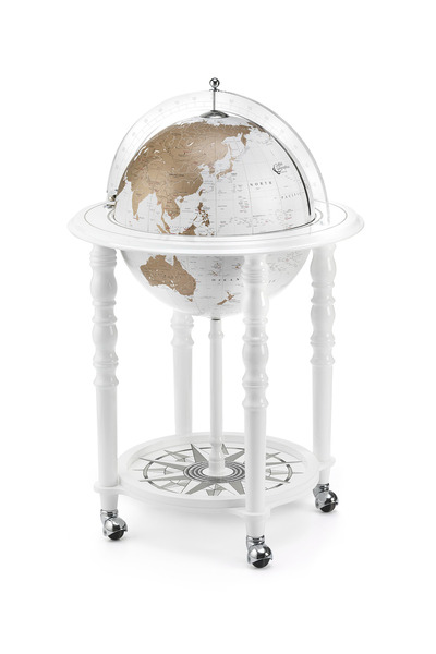 Genel Markalar Zoffoli İtalyan Designer Elegance Ayaklı Tekerlekli Atlas Küre...