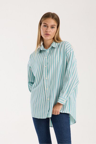 Reji Striped Loose Oversize Shirt