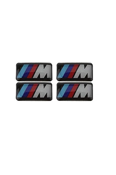 BLACK Set 4 Embleme/sticker/logo M BMW pentru jante aliaj, volan, schimbator, bord