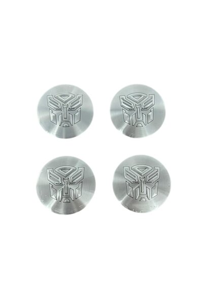 MAF Set 4 autocolante Transformers argintii din aluminiu autoadezive 56mm pen...