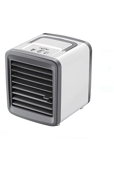 OEM Portable USB Fan with 2 Speed Settings, Night Light, Water Mist, White