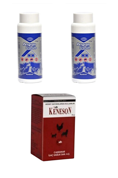 COŞGUN Hayvanlar için Bit Pire Kene Önleyici Hazır Toz/Pergran100GR-2 Adet/Ke...