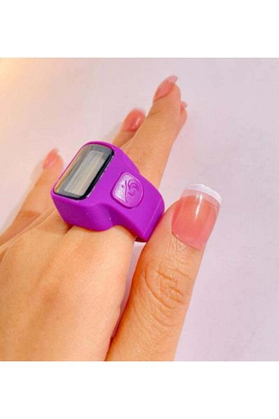 Generic Smart Digital Finger Tasbeeh Counter with Night LED Light: Clear Vision, Portable, Waterproof, Multi