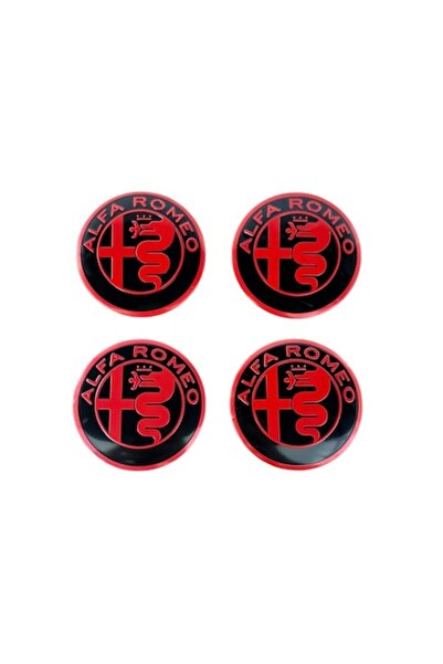 MAF Set 4 embleme stickere abtibild Alfa Romeo din tabla (aluminiu) autoadezi...