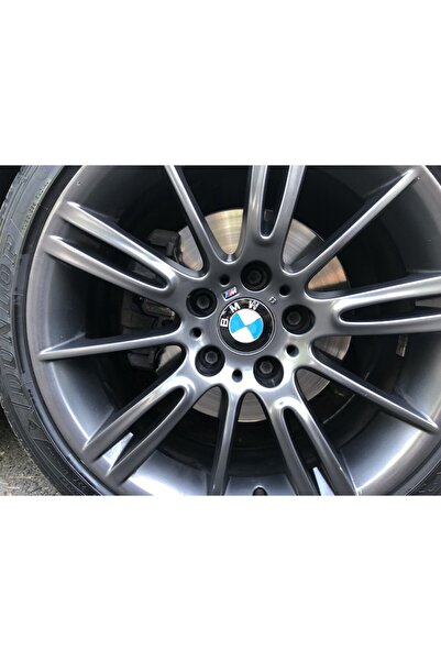 BMW Sticker Logo Adhesive Alloy Wheel M Performance M Tech M Power Set 4 Pieces