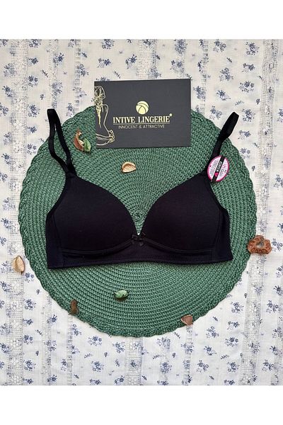 İntive Lingerie Koza 95% Cotton Underwire Thin Strap Young Girl Single Training Small Size Bra