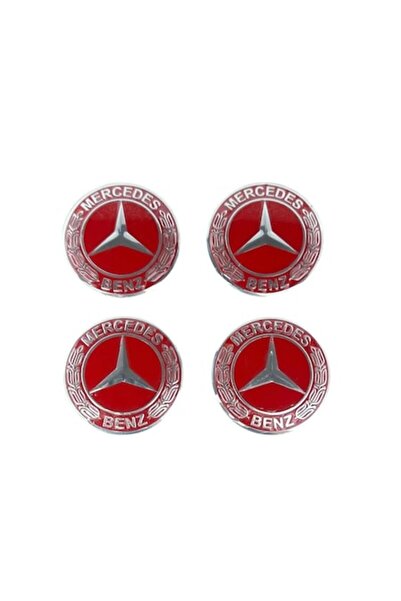 MAF Set 4 embleme stickere abtibild Mercedes Benz din tabla (aluminiu) autoadezive 56mm pentru capace ro