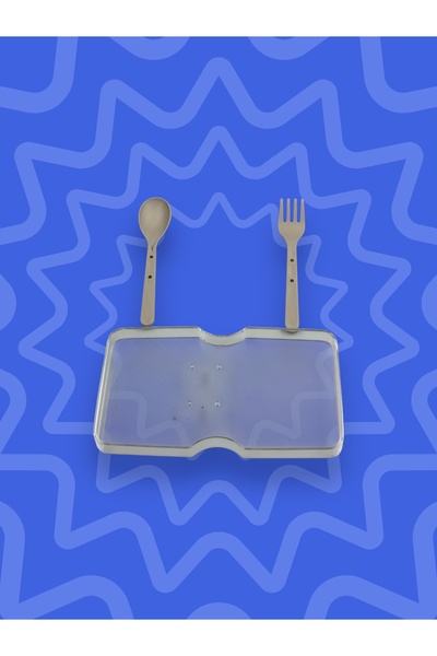 Star Termos Double Layer Portable Food Container 🍱 |   Spoon & Fork Included