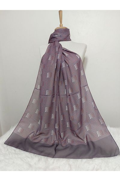 istanbul prensesleri Patterned Chiffon Shawl 185 X 70 cm