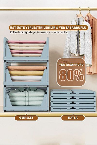 PASACO *3 Pieces* Sliding Shelf Closet Clothes and Home Accessory Organizer