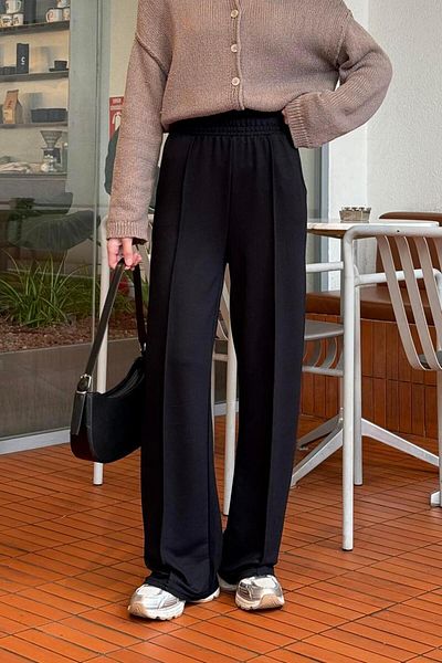 lamelif Cima Detailed Trousers Black