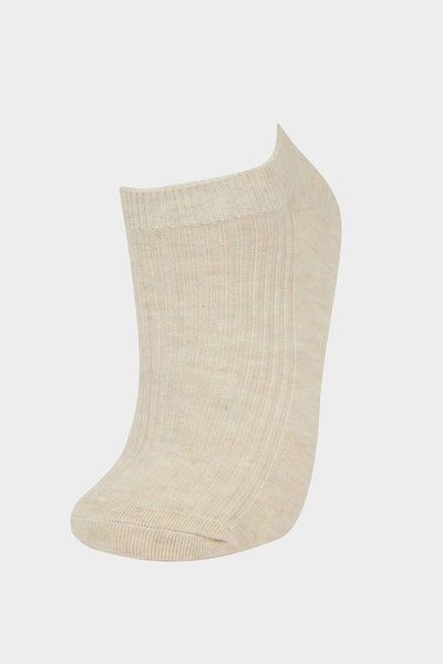 DeFacto Women's Comfortable Elastic 7-Piece Cotton Booties Socks F5656Axns