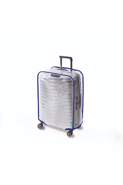 Heybeoutlet Trink Bag Transparent Suitcase Cover and Suitcase Protective Case Colorful Piping