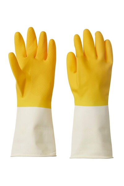 TEZPAZAR Rinnig 1 Çift Bulaşık Eldiveni ( M Beden) Bulaşık Yıkama Temizlik El...