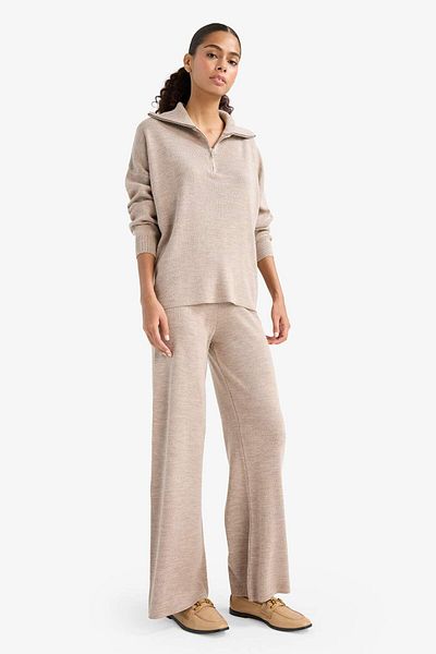 DeFacto Regular Fit Half Zip Sweater F2907Ax25Au