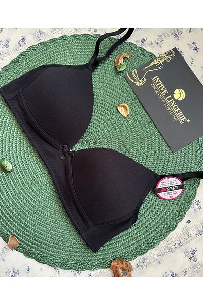 İntive Lingerie Koza 95% Cotton Underwire Thin Strap Young Girl Single Training Small Size Bra