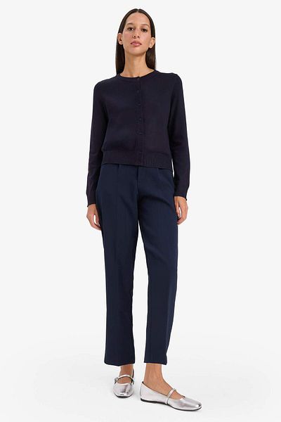 DeFacto Regular Fit Crew Neck Cardigan D6282Ax25Au