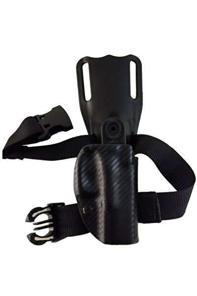Aresoutdoors Glock 19 Kydex İçi Kadifeli Karbon Alçak Platform Taşıma Kılıfı ...