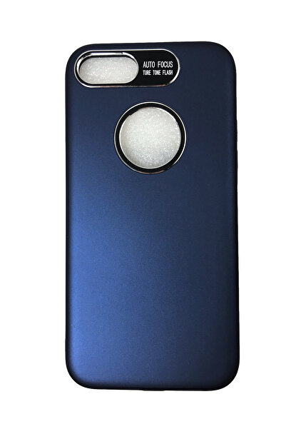 OEM Carcasă compatibilă cu iPhone 7, Focus fin pentru cameră din policarbonat, albastră