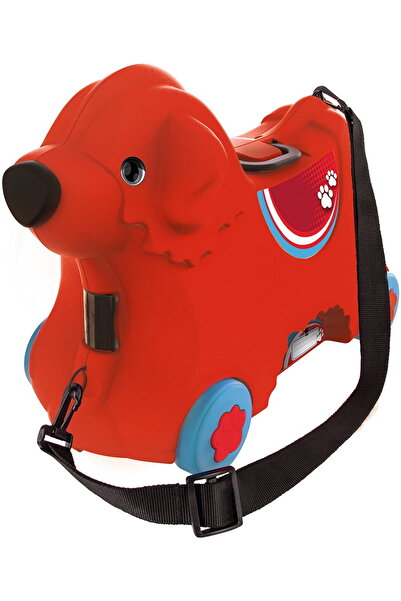 Simba Veľký vozík s kolieskami Puppy Red s objemom 15 l