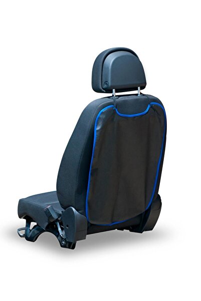 CarPassion Protecție spătar scaun față 10070CP, 79 x 43 cm, negru/albastru