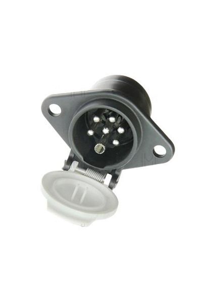 MVM 7-pin car socket EPS017, type S, 24V, plastic
