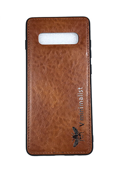 OEM Husă compatibilă cu Samsung Galaxy S10, husă din imitație de piele din PV...