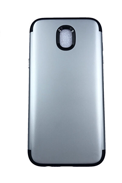 OEM Carcasă compatibilă cu J730 / J7-2017, silicon cu policarbonat fin, argintiu