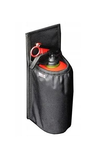 CarPassion Geantă de depozitare extinctor 40200CP, cu sistem velcro, culoare neagră, dimensiuni 27