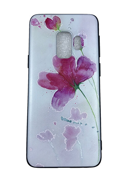 OEM Carcasă compatibilă cu Samsung Galaxy S9, Husă din silicon cu relief, Floare