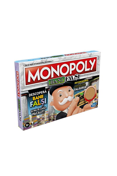 Hasbro Joc Monopoly Crooked Cash - Bani Falsi