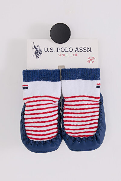 U.S. Polo Assn. Lisanslı Erkek Bebek Çarık Çorap