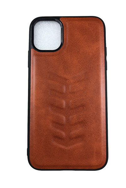 OEM Carcasă pentru iPhone 11 Pro Max, silicon și imitație de piele, „Fish Bon...