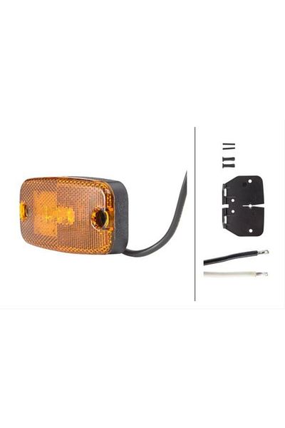 Hella LED position light 2PS 357 008-011, dimensions 75 x 111 mm, 0.8 W, 12/24 compatible