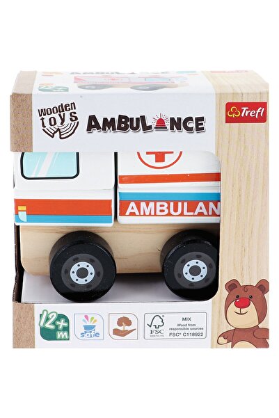 Trefl Jucarie De Lemn Masina Ambulanta