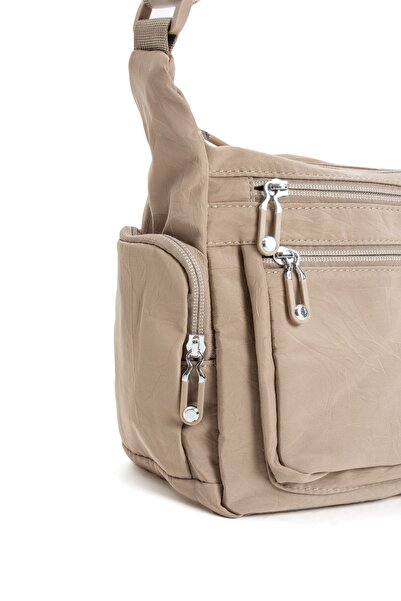 H&D COLLECTİON 7 Compartment Multi-Useful Long Strap Lined Crossbody and Shoulder Bag 4005